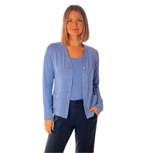 NWT BRENDA BEDDOME Short Cardigan Top - Charcoal - XS - Picture 2 of 11